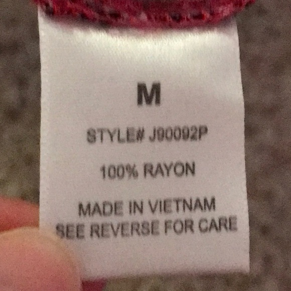 Cloud Sky Medium Pink Black Dress Elastic Waist - Picture 7 of 7